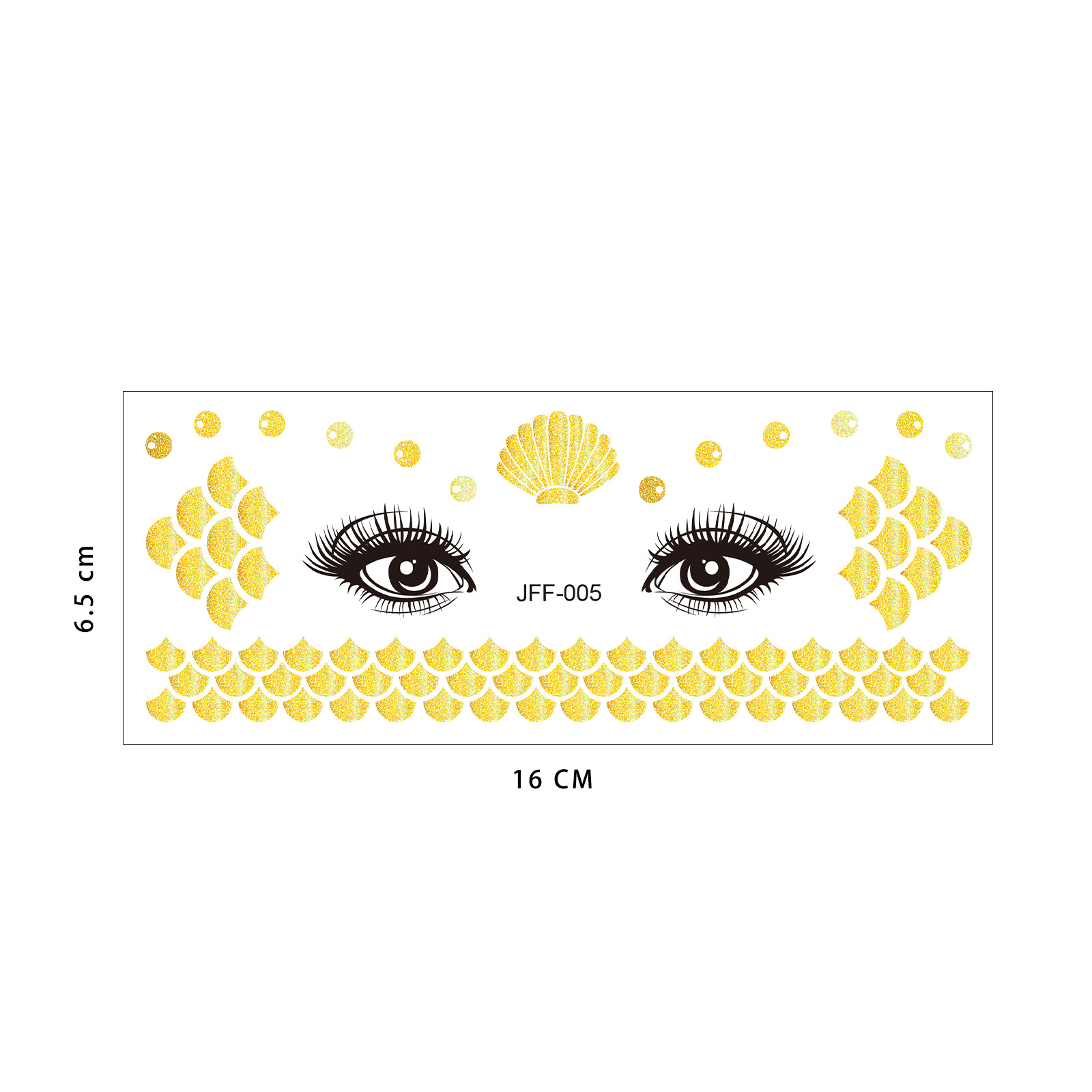 Tatuaje Temporal Facial de Pecas de Papel de Transferencia de Agua, Impermeable, para Fiesta y Eventos