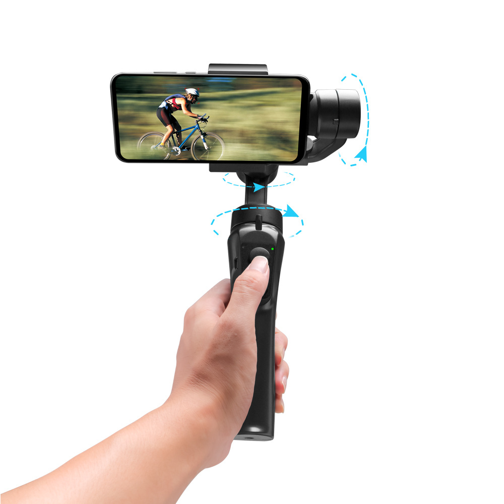 Manufactor wholesale mobile phone Triaxial live broadcast Stabilization hold Yuntai stabilizer Bluetooth shot Artifact