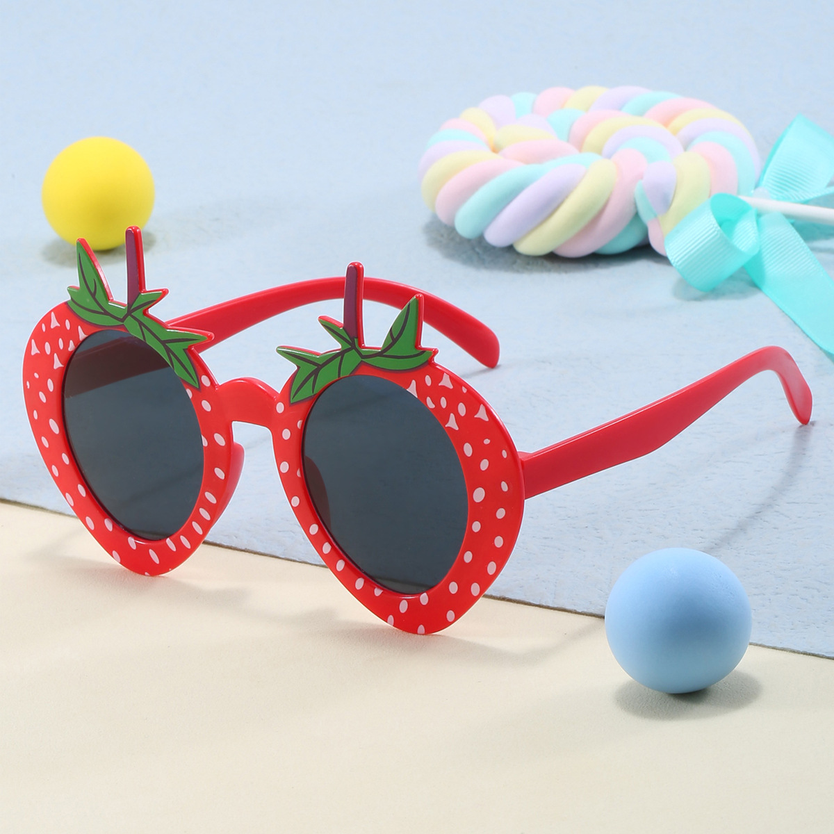 Extraño gafas de fiesta hawaiana fruta modelado sandía ojos de fresa piña y otros accesorios de playa de verano gafas de sol
