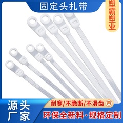固定ヘッドナイロンケーブルタイネジ穴ケーブルタイ4X150/5X200ネジ穴付き固定ヘッドナイロンケーブルタイ
