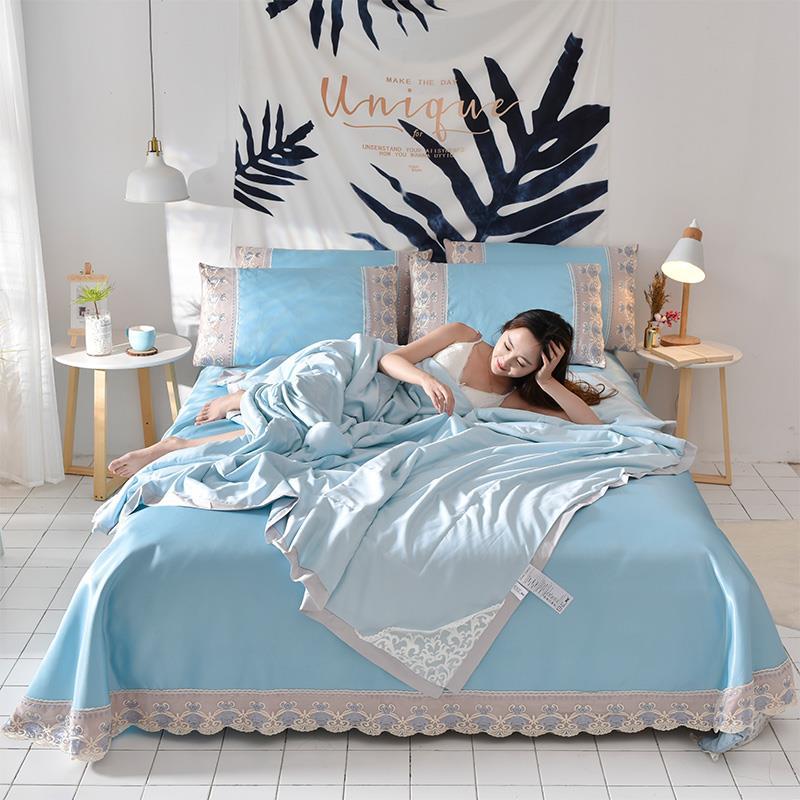 Home textiles Borneol Three Summer quilt Four piece suit Air-conditioned seats Double summer sleeping mat 1.8m Bed mat