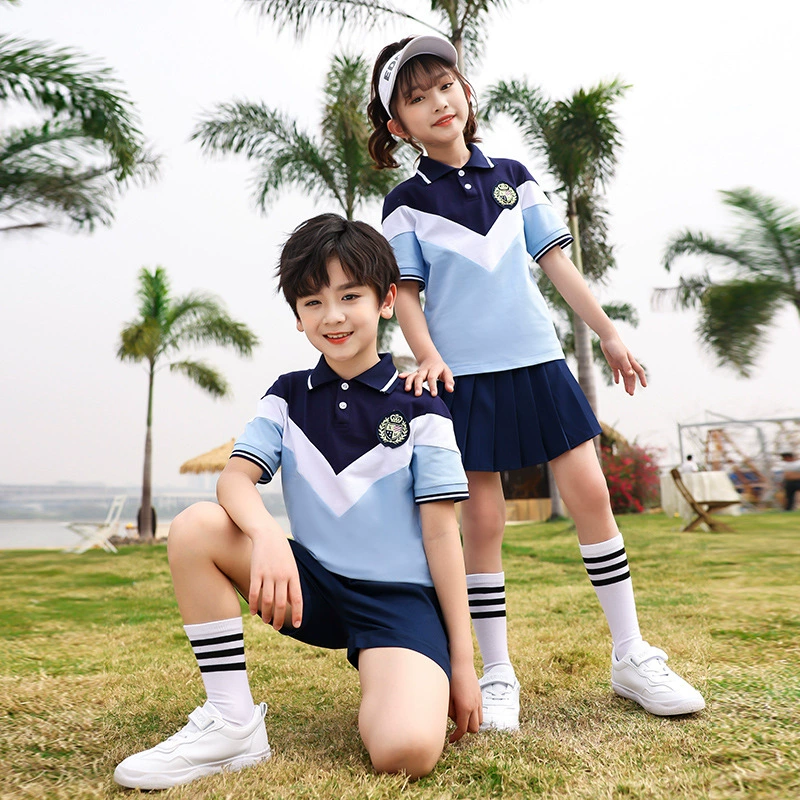 Summer children's uniform for kindergarten for elementary school students, suit
