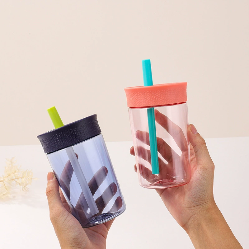 High quality plastic small handheld glass for home use with glass
