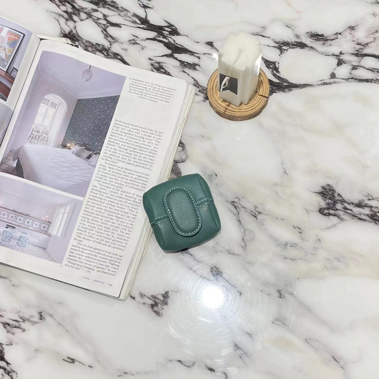 Monedero de cuero genuino primera capa de piel de vaca mini billetera de almacenamiento clave transfronteriza pequeña billetera de piel de vaca de las mujeres