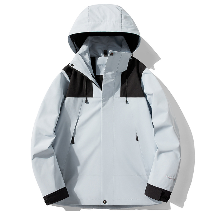 Chaqueta de Montaña Impermeable y Cortavientos 3 en 1 Desmontable, Estilo Unisex, Nueva Colección 2025