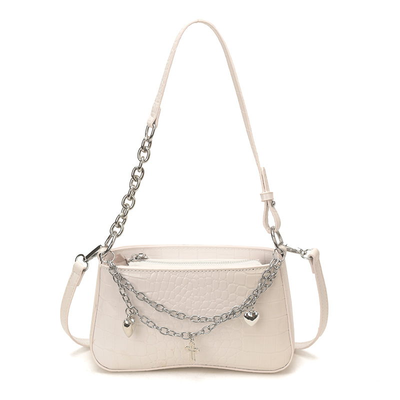 Nicho de diseño de cadena de viaje bolso pequeño para mujeres 2026 verano nuevo estilo de alta calidad cocodrilo mochila de hombro