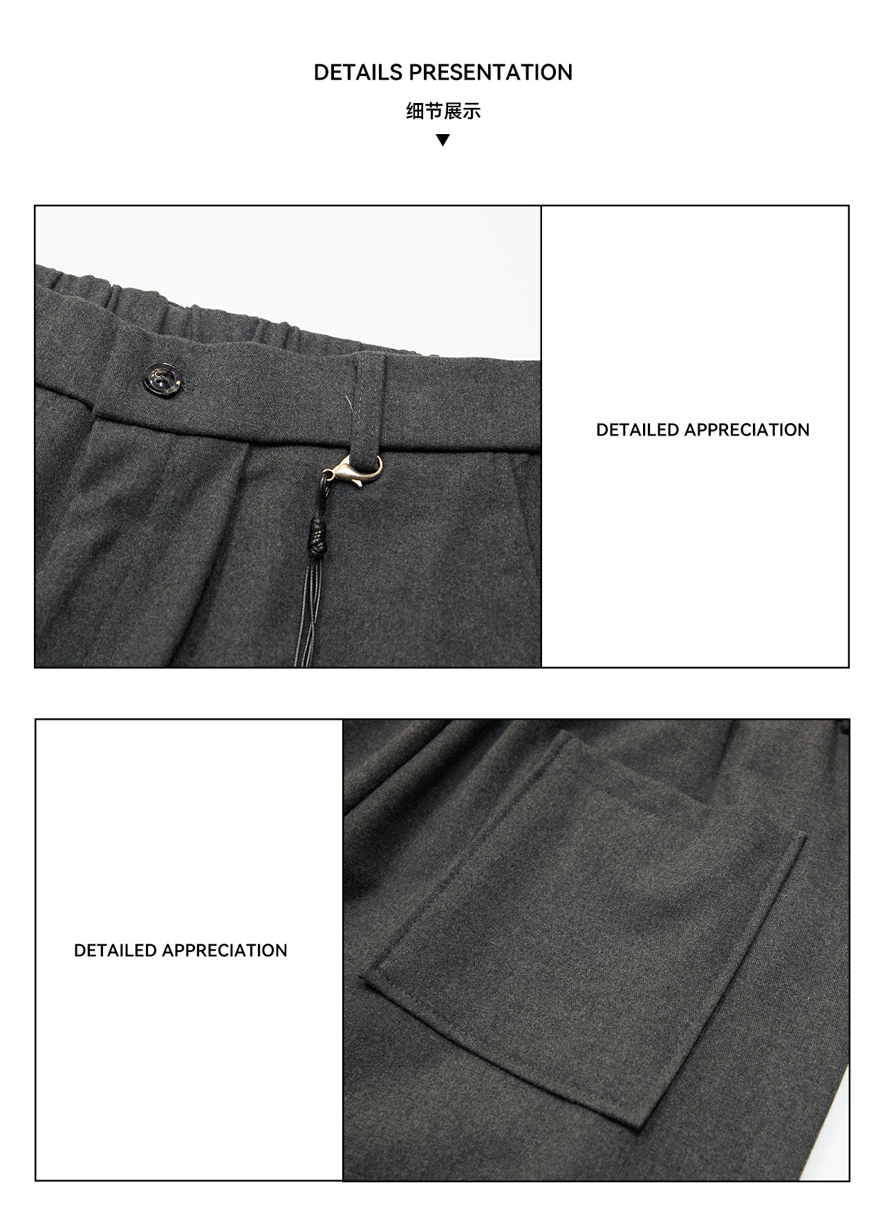 UNF Straight-Leg Drape Trousers