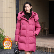 2025冬季专柜同款高端羽绒服女士中长款新国标90白鸭绒时尚外套女