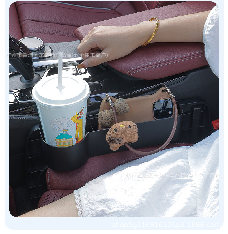 New Car Steering Wheel Tray with Cup Holder, Food Tray, Laptop Stand, and Storage Capabilities