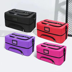 メーカー卸売大型化粧箱オックスフォード布手提げ化粧バッグ大容量多層越境ネイル収納バッグ