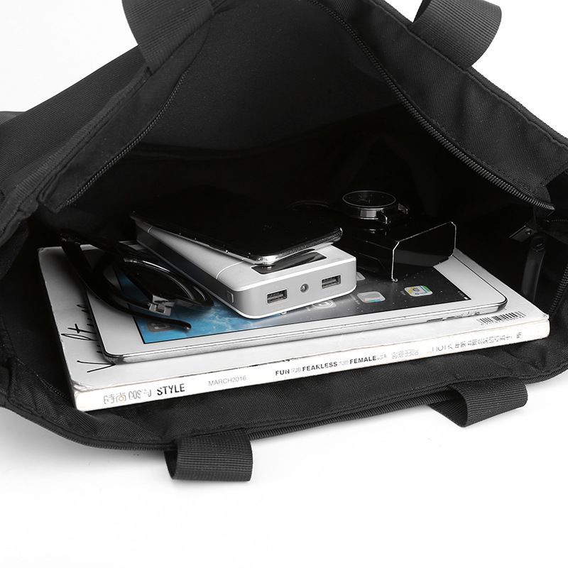 Hombres de gran capacidad bolso de nylon portable maletín de viaje corto almacenamiento computadora bolso de hombro para hombres