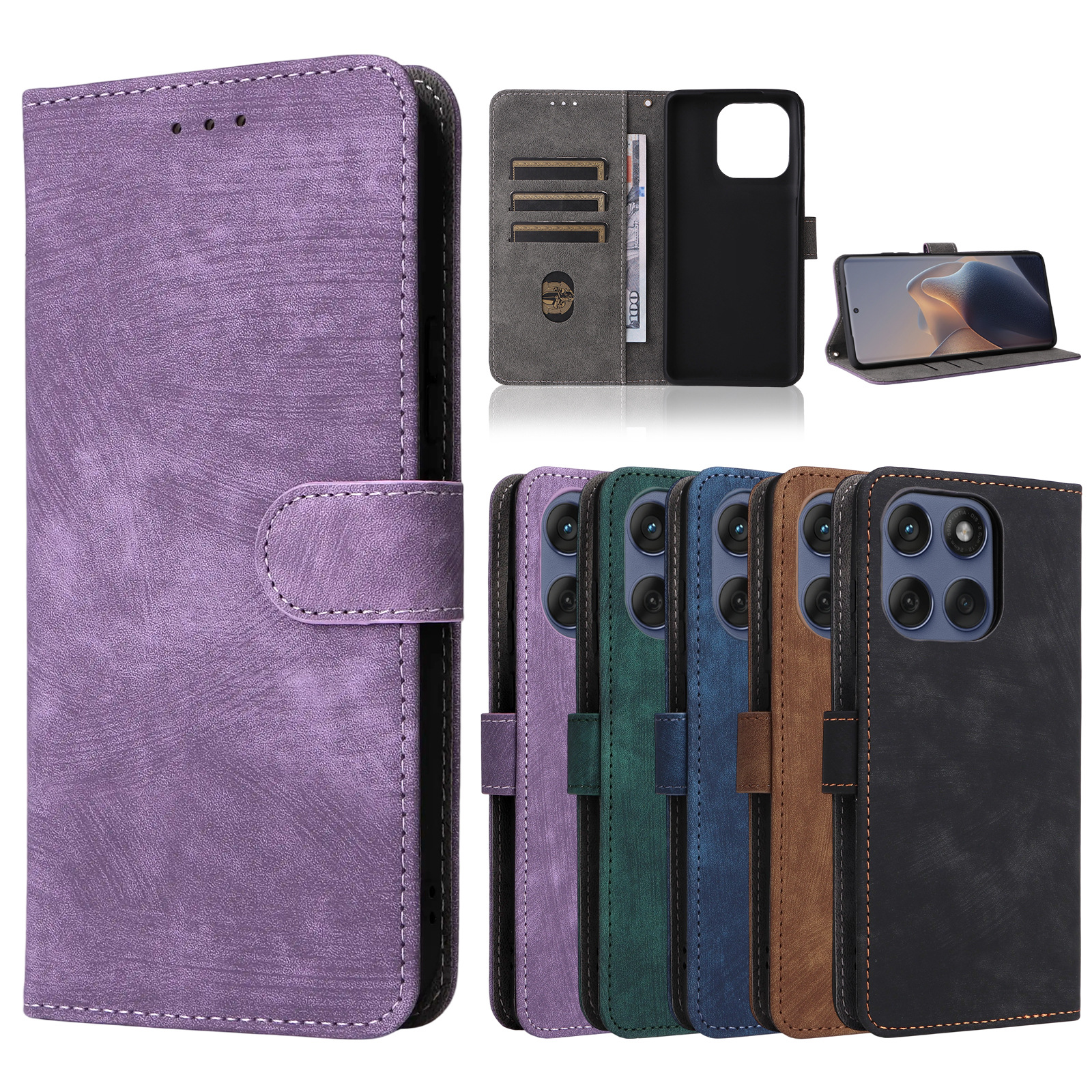 For Motorola Edge 60Fusion Phone Case Edge 60/Edge 60S Bracket Protective Cover