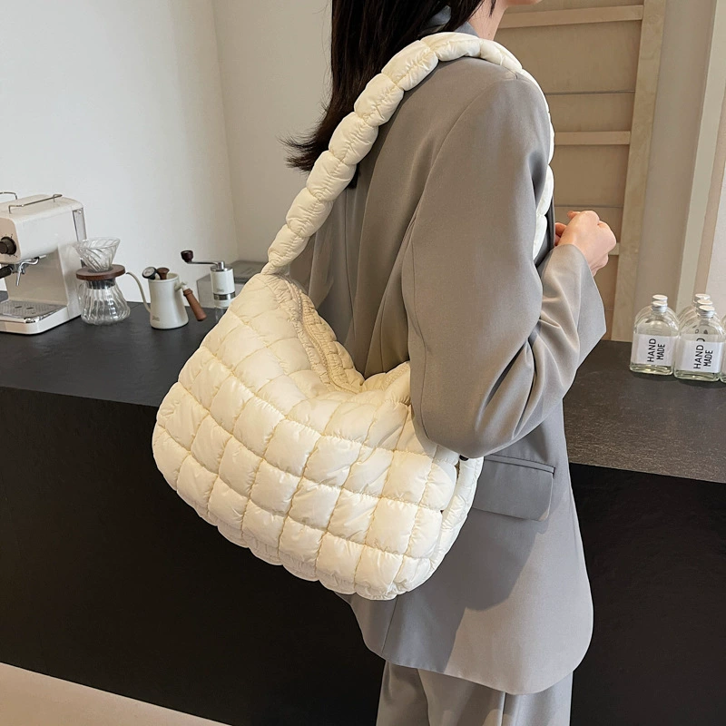 Тенденция минималистская хлопчатобумажная сумка Сумка женская новая мода ретро Тотер сумка большая емкость индивидуальная подмышка сумка