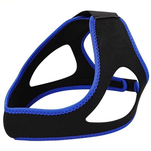 Anti-snoring gadget bandage snore stopper diving material triangle belt auxiliary device for snoring, turning over and mouth breathing correction