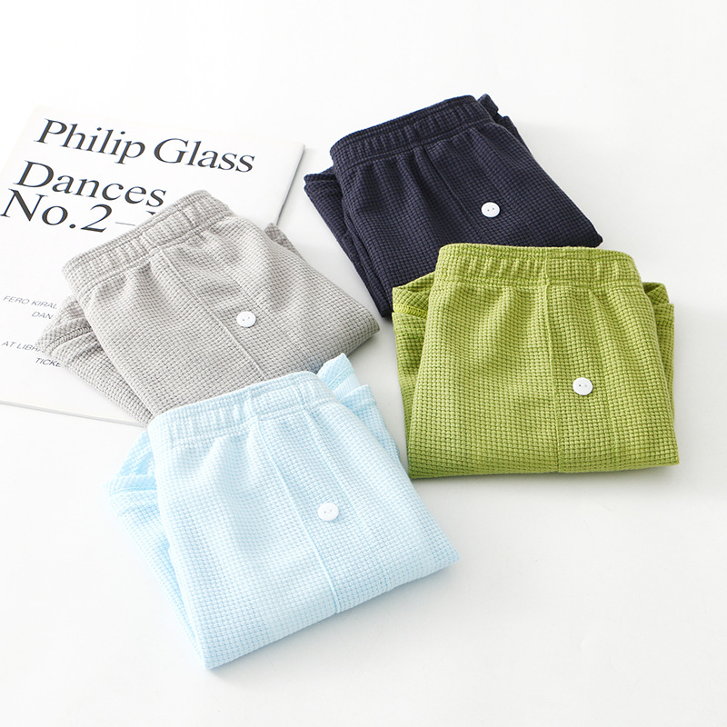 Pantalones cortos de hombre, pantalones interiores de cuatro cuadrados de hombre de alta calidad, pantalones interiores de hombre deportivos de ángulo plano, procesamiento de pantalones personalizados