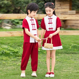 校服定制;儿童表演服;童汉服