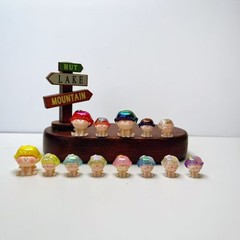 スーパーミニ電気メッキ発光天使李 Si かわいい diy 樹脂アクセサリーブラインドボックス人形デスクトップ装飾品