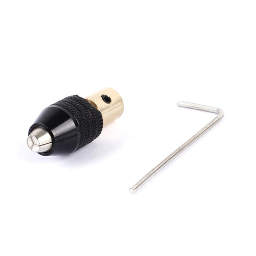 Micro electric drill self-tightening drill chuck hand electric drill small electric grinding woodworking brass drill chuck center shaft three-jaw chuck