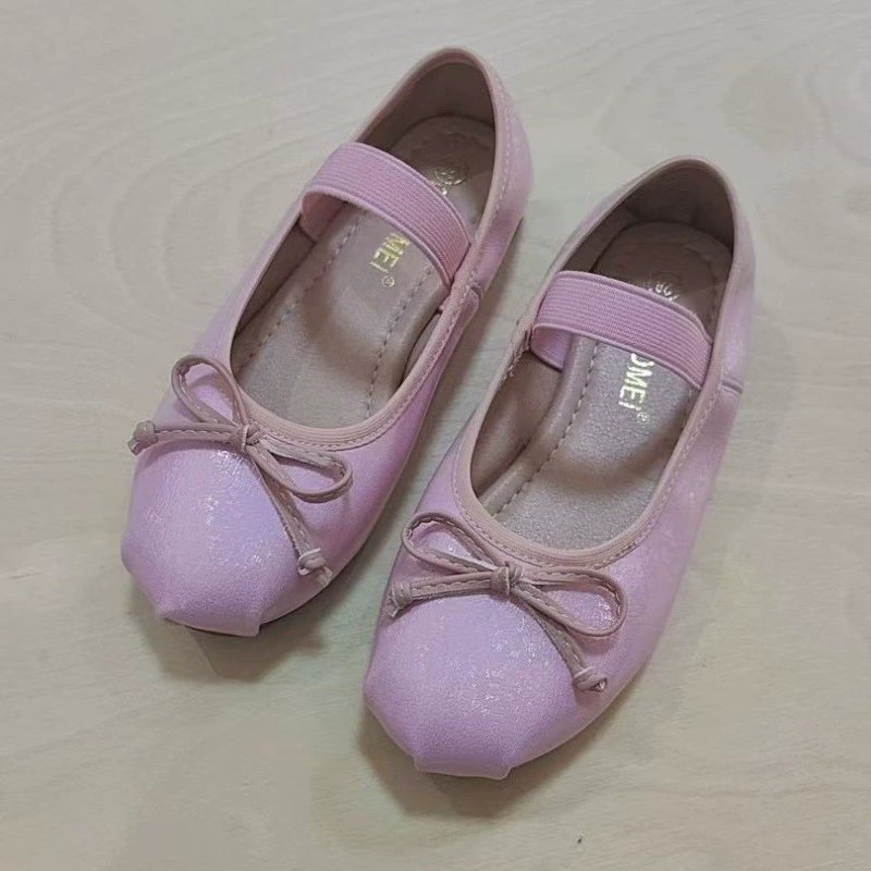 Шелковые балетные туфли для женщин с плоским дном Мэри Джейн французская ретро-одиночная обувь фея молочные туфли