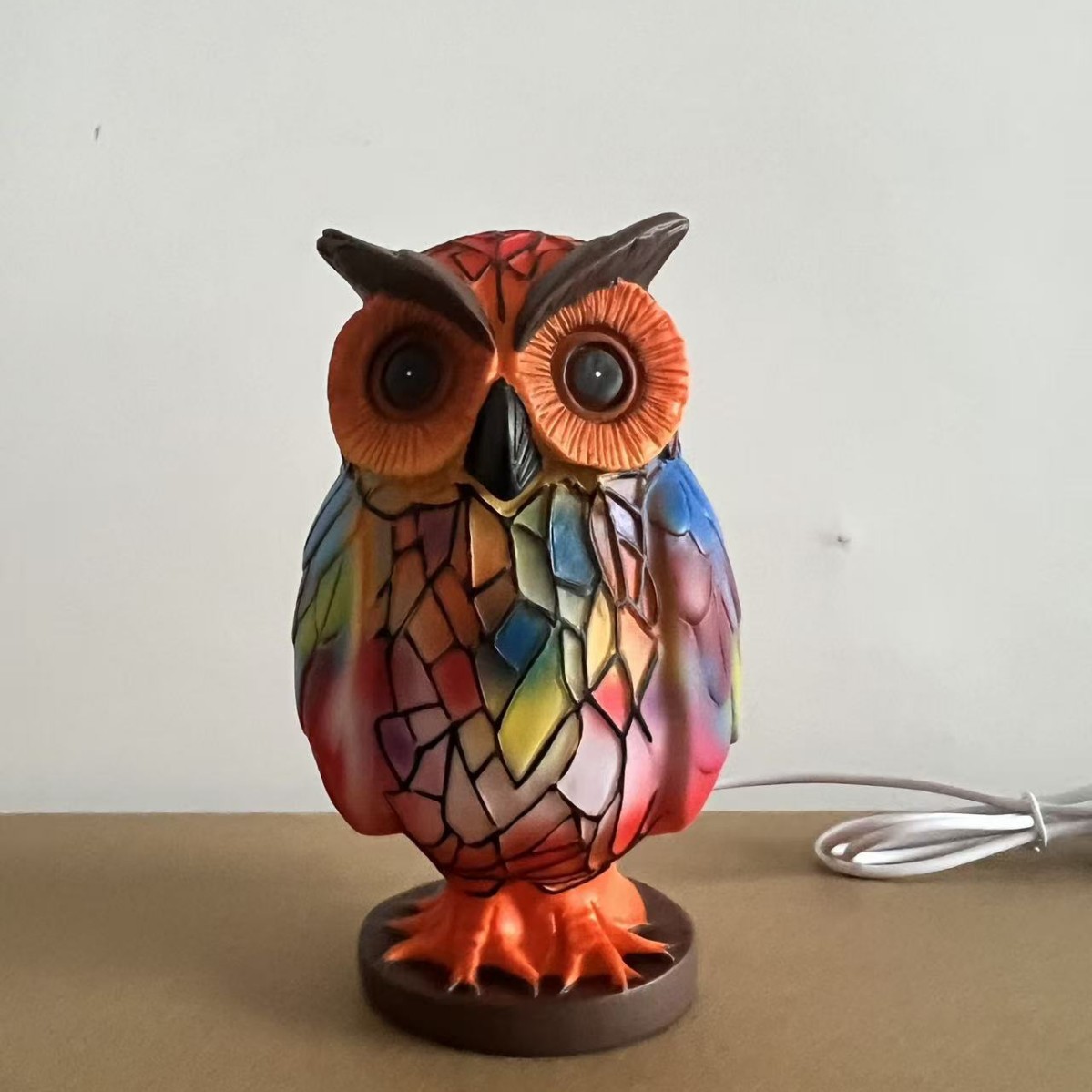 Transfronterizos de color fantasma extraña adornos de perro lámpara de noche USB adornos de escritorio para el hogar atmósfera decoración de luces de color perro