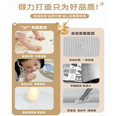 Printed Foldable Foam Mat Baby — Avtomobil döşəmə paspasları