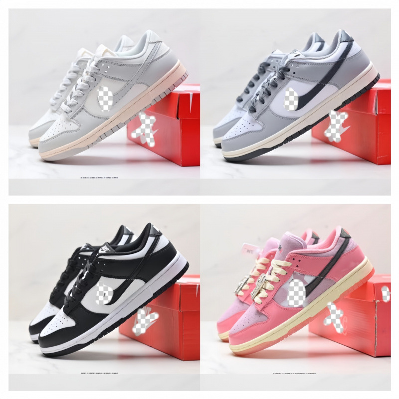 Putian Shoes High Version Dunk Black and White Panda Dunk Series Low Top Aj Men's and Women's Sneakers Putian Shoes High Version Dunk Black and White Panda Dunk Series Low Top Aj Men's and Women's Sneakers