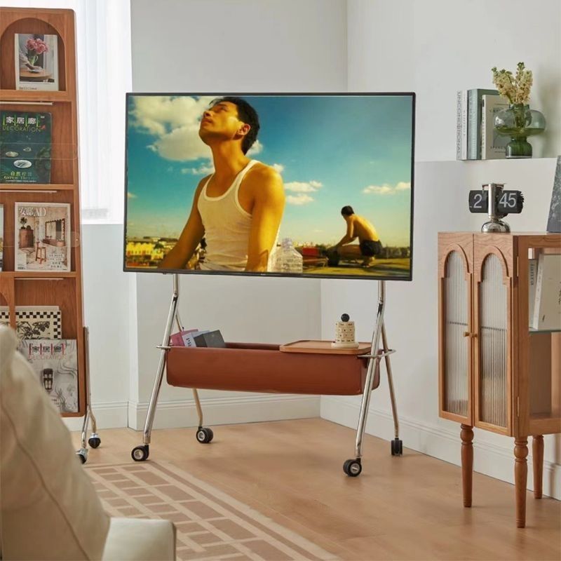 ポストマンモバイルテレビスタンド車輪付きレトロスタイルステンレス鋼可動テレビスタンドフロアスタンド車輪付き|undefined