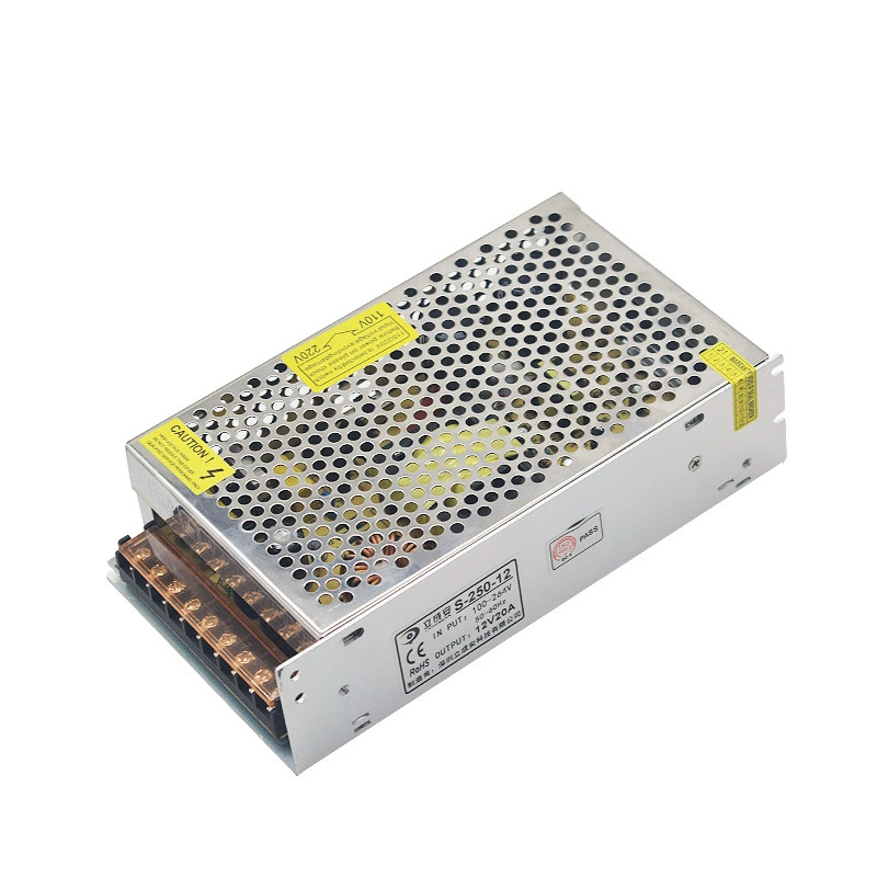 Источник питания, LED-монитор, переключатель, 12В, 250Вт, 12В