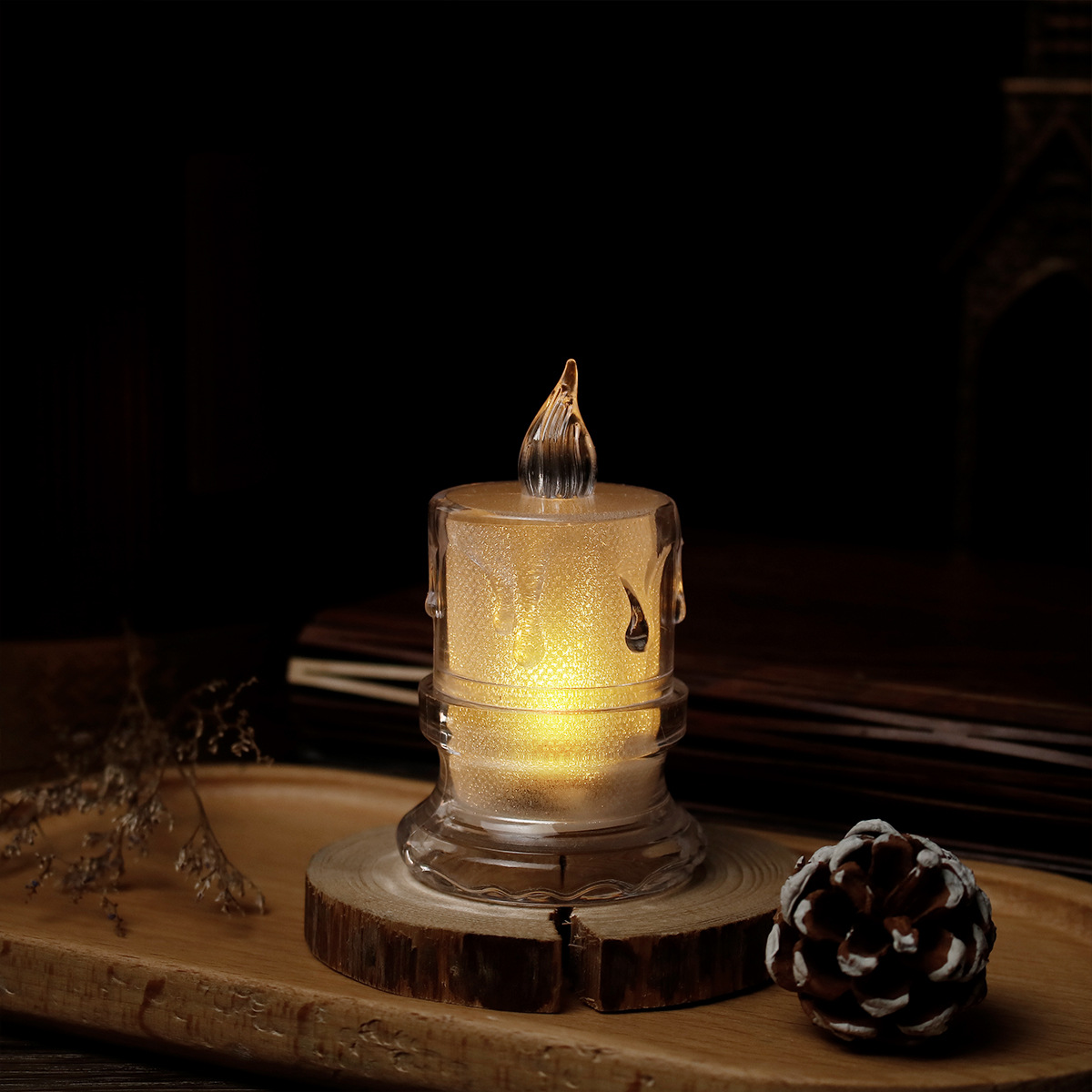 4.7*8.0 베이스 투명 촛불