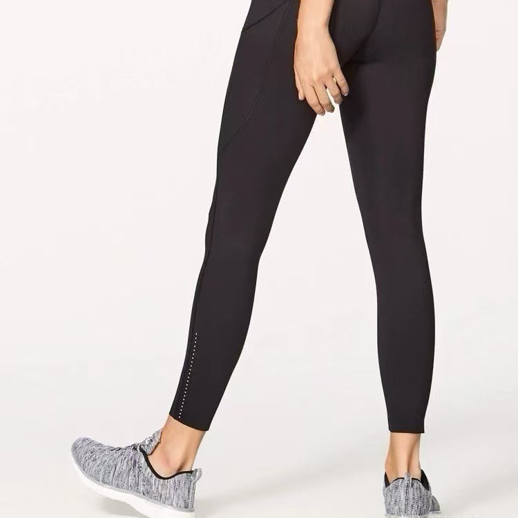 L-U Same Style Fast and Free Ref Women's High-Waisted Leggings 24* Peach Butt-Lifting Shaping Fitness Pants