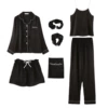 Embroidery solid color-black