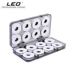 26193 LEO [Translucent Main Spool Box 16 Spindles] Fishing Gear Fishing Rod Accessories Gadget