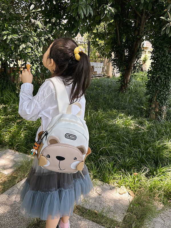 幼儿园书包新款小熊时尚双肩包儿童3-6年级男女孩轻便卡通背包|undefined
