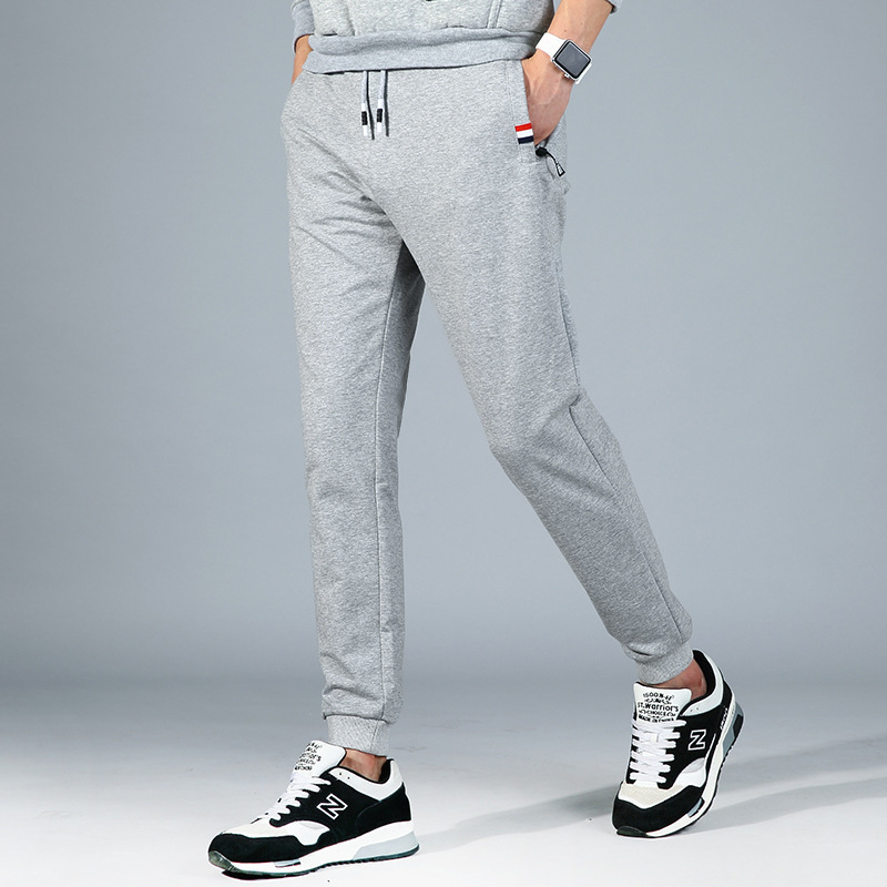 Pantalones Casuales Harem Nueve Cuartos de Algodón para Hombre image 6