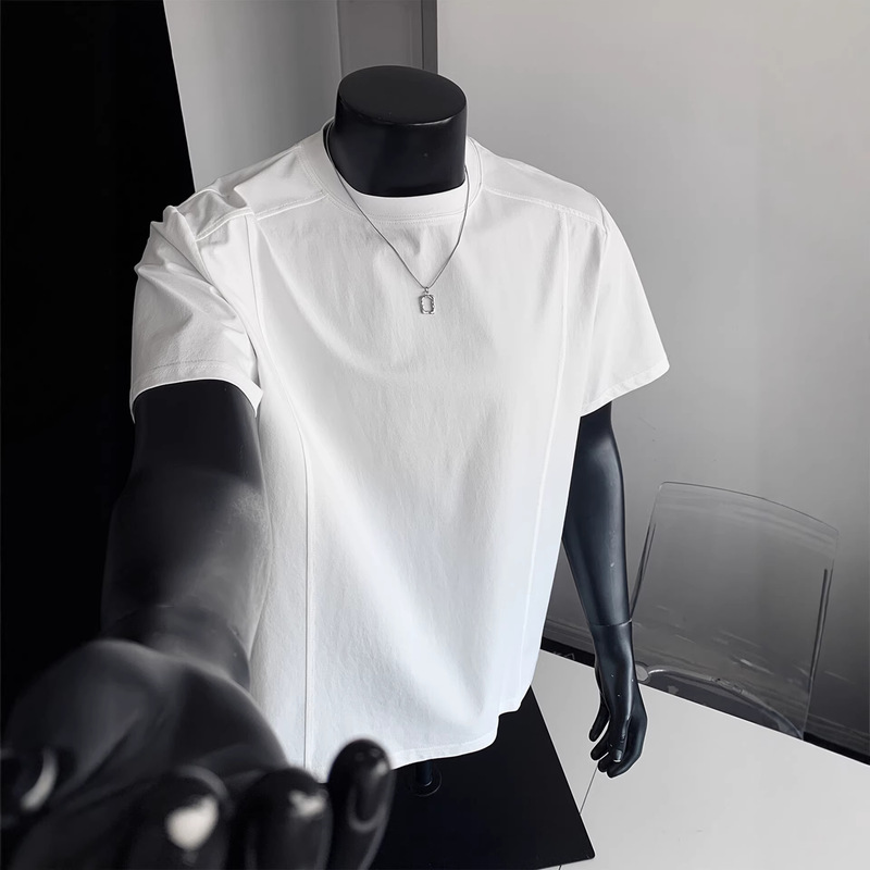 Short-Sleeved T-Shirt for Men, New Style, Loose Round Neck Bottoming T-Shirt for Men, Summer Fashion, Casual, Versatile Top, Breathable Men's Clothing
