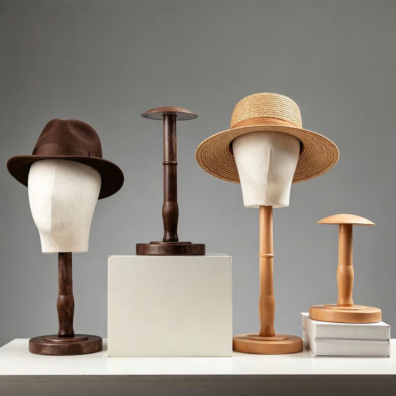 Hat Display Stand Desktop Hat Holder Hat Support Head Mold Display Storage Display Stand Window Props Wig Head Mold