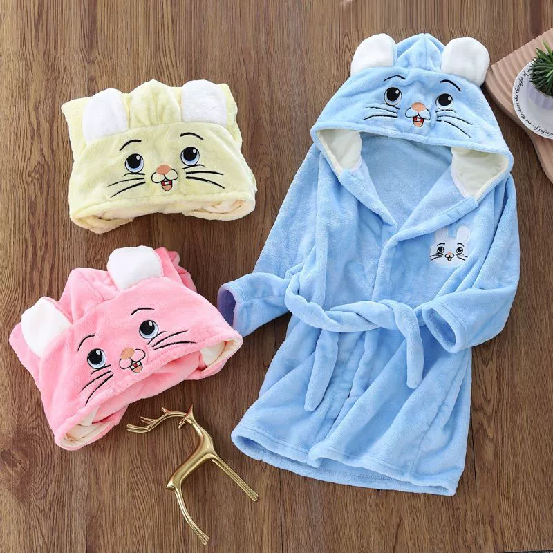 Детский фланелевый халат для мужчин и женщин, полурегуляру pijama, термобелье, тренч, увеличенная толщина