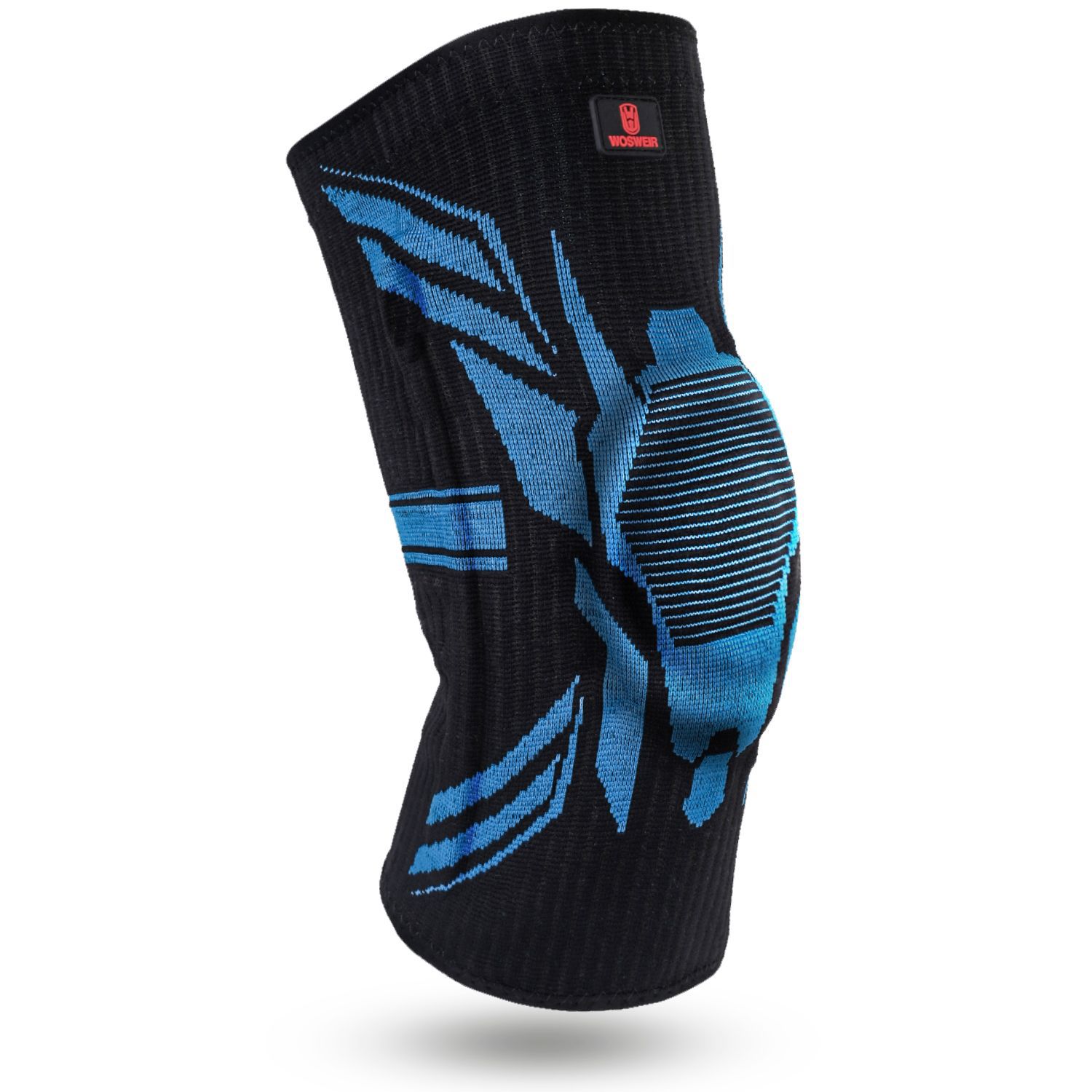 Rodilleras deportivas de verano para saltar la cuerda de nailon alargada para correr baloncesto para hombres y mujeres cubierta protectora profesional antideslizante para rodillas