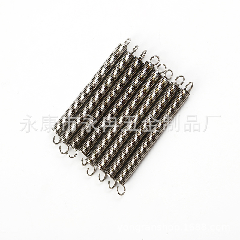厂家直供多规格拉伸弹簧圆柱形双钩拉簧304不锈钢弹簧来图来样