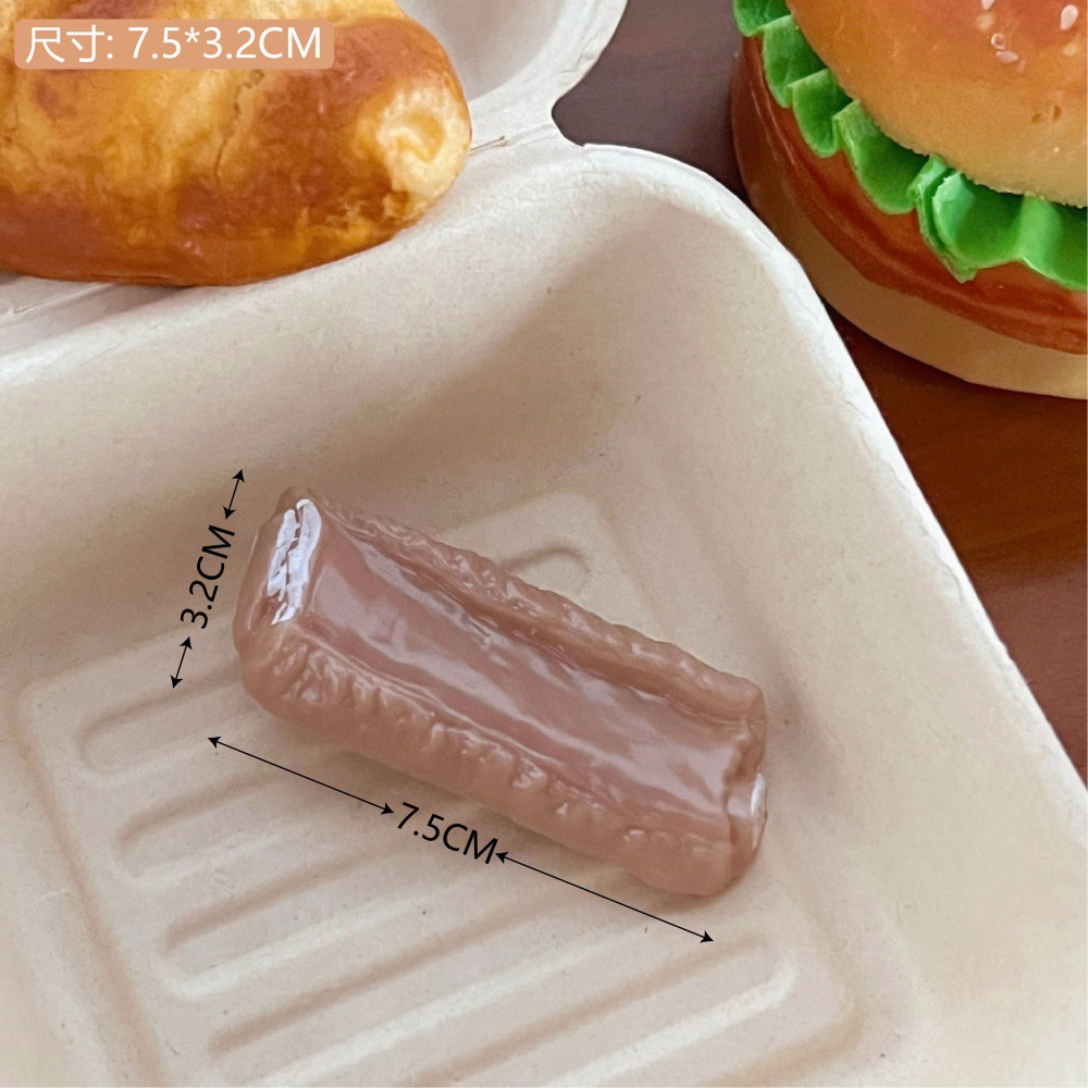 Creativa extraña comida infantil juegan pinzas de cabello comida simulación juegos de cabello de chicas interesantes pinzas de cabello al por mayor