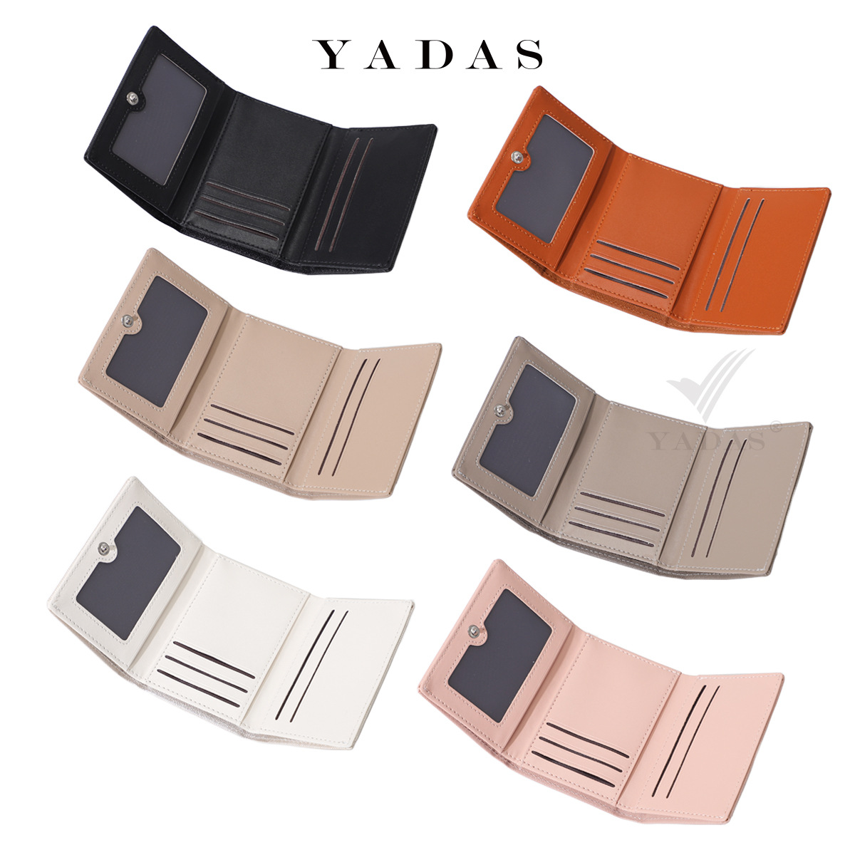 YADAS billetera para mujer 2025 nueva bolsa de almacenamiento de efectivo de cuero suave simple billetera de almacenamiento de billetes largos