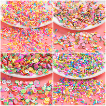 彩珠糖粒水果爱心软陶片diy奶油胶材料手工咕卡发夹饰品配件批发
