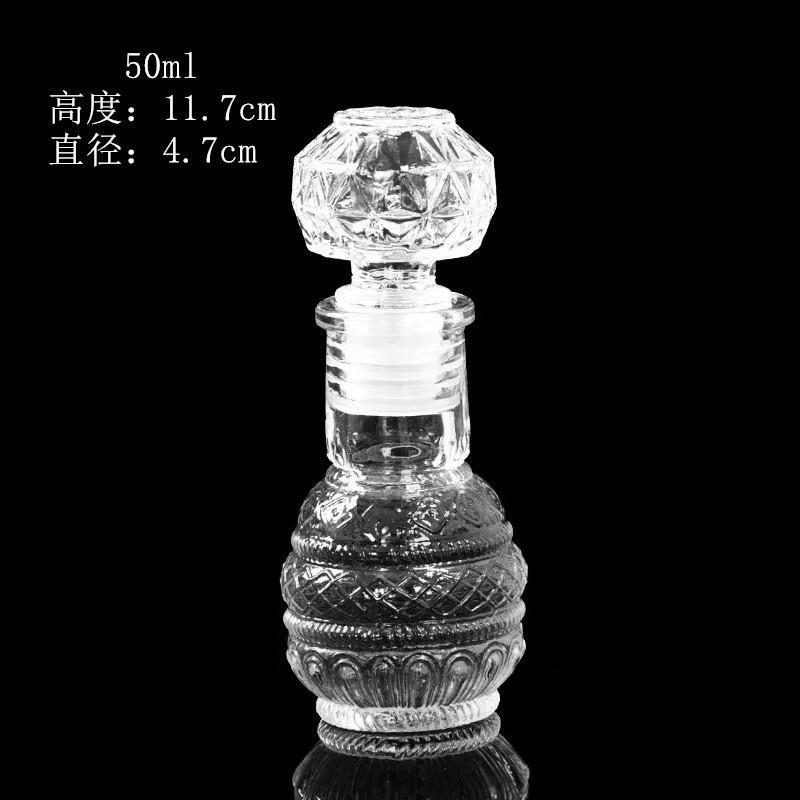 Fabricantes de vinos 50ml 1000ml botellas de prueba creativas botellas de vino rosado de diamante transparentes botellas de vino extranjero