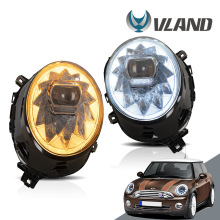 vland适用于宝马mini2014-2018F56改装大灯总成LED双光透镜灯现货