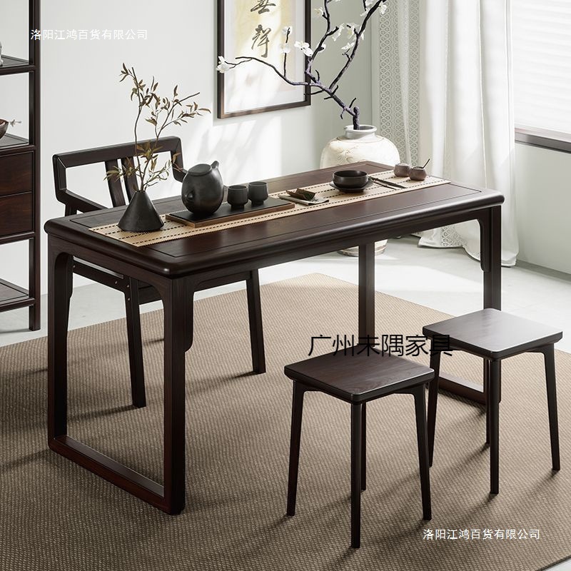 New Chinese Style All-Bamboo Calligraphy Table Living Room Simple Writing Desk Study Desk Antique Study Painting Table Home Desk