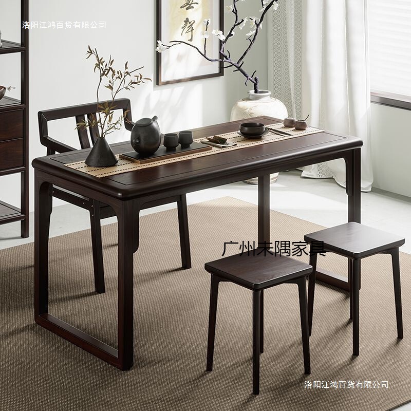 New Chinese Style All-Bamboo Calligraphy Table Living Room Simple Writing Desk Study Desk Antique Study Painting Table Home Desk