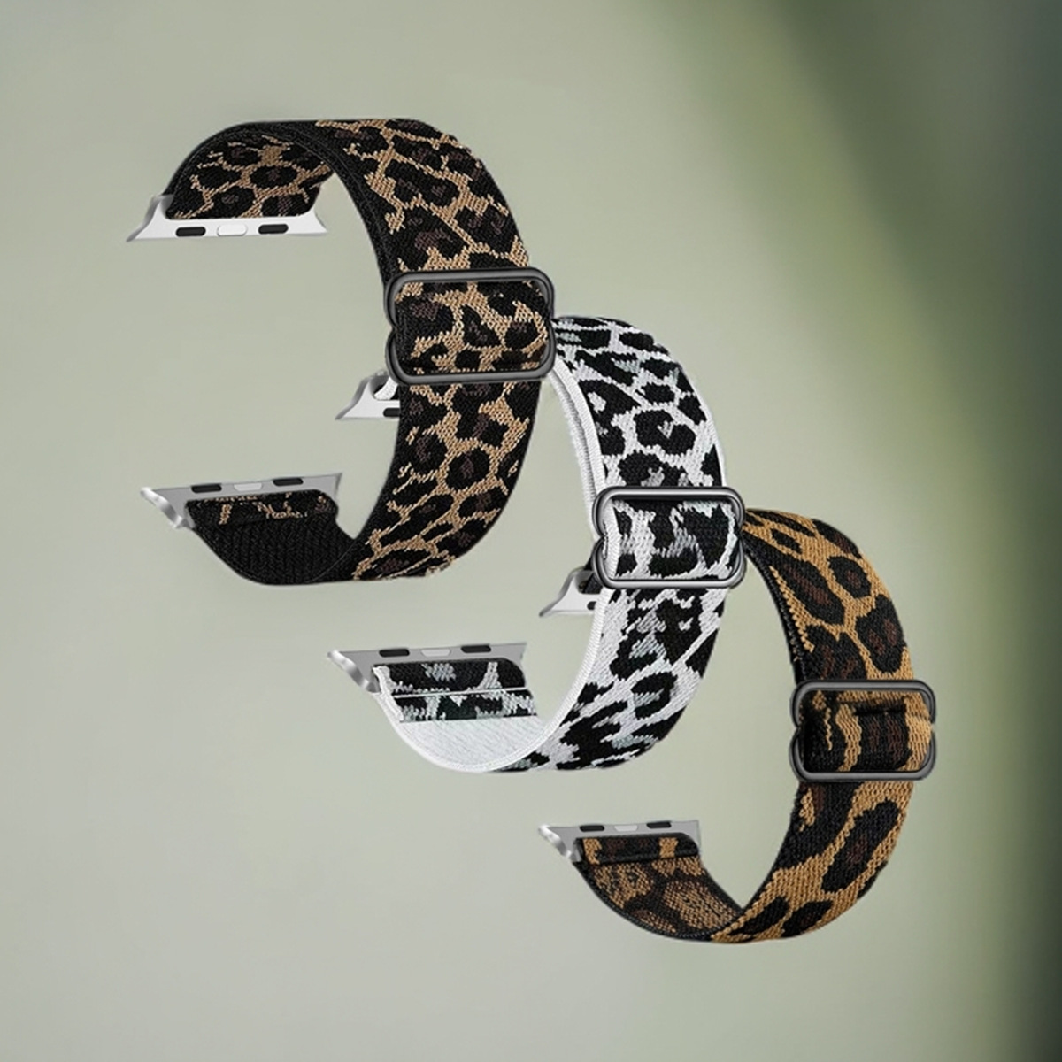 Suitable for Apple Watch Strap Series11 42Mm46Mm Nylon Elastic Sports Loop Strap Replaceable Wrist Strap