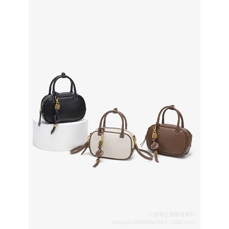 Z Brand Cross-Border Fashion Women's Bag New Model with Accessories Bowling Bag Versatile Handbag Shoulder Crossbody Small Bag Z Brand Cross-Border Fashion Women's Bag New Model with Accessories Bowling Bag Versatile Handbag Shoulder Crossbody Small Bag