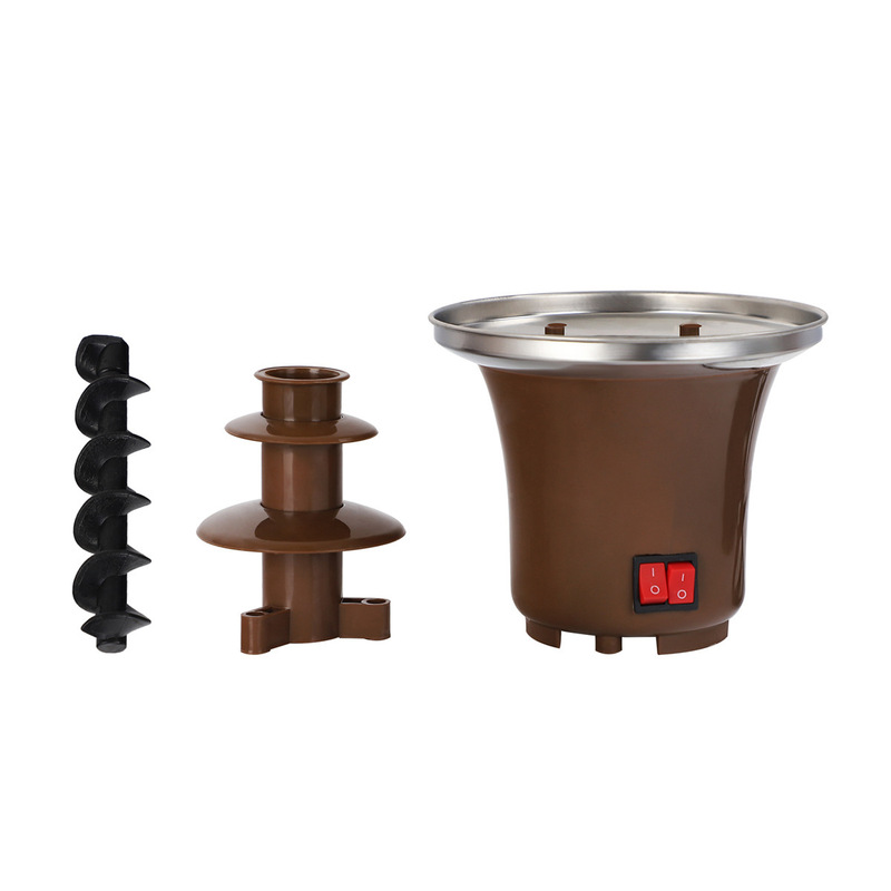 台所用品三層チョコレート噴水機溶融塔滝鍋物溶融機|undefined