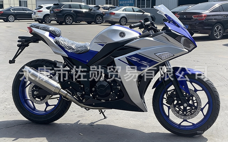 Little Ninja 400cc Fuel-Powered Motorcycle H2 Horizon Road Racing Bike V6 Motorcycle Dual-Cylinder R3 Sports Bike